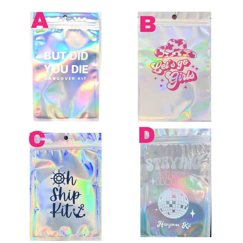 Bachelorette Survival Kit | Bachelorette Party Favors | Bridesmaid Favors | Hangover Recovery Kit | But Did You Die image 4