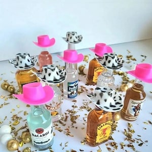 Cowgirl Bachelorette Party Decor: Cowboy Hats, Boot Shot Glasses & Confetti