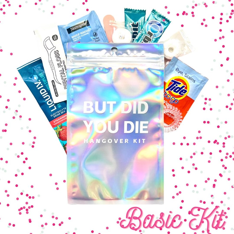 Bachelorette Survival Kit | Bachelorette Party Favors | Bridesmaid Favors | Hangover Recovery Kit | But Did You Die image 3