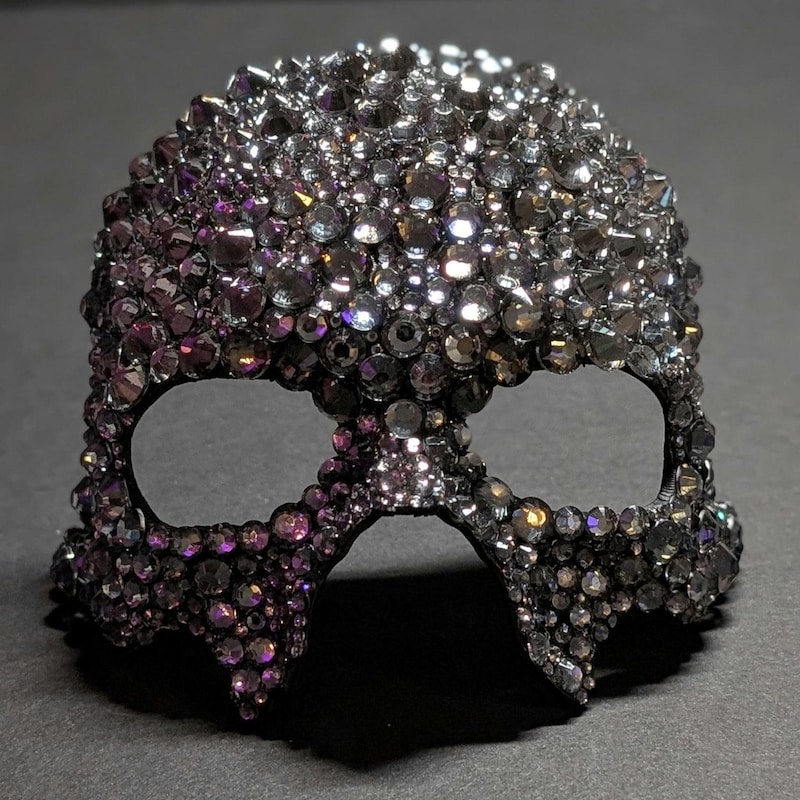 Prequel Mask Rhinestone Mask Ghost - Etsy