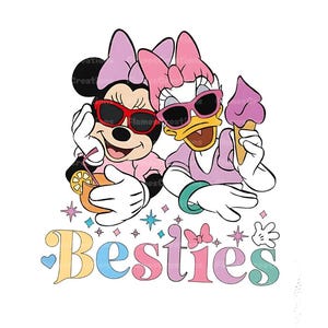 Minnie e Daisy Summer PNG, Le ragazze vogliono solo divertirsi PNG, Le migliori amiche del mouse PNG, Regno magico PNG, Castello magico PNG, Viaggio tra ragazze PNG