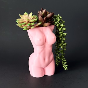 Sexy Woman Vase, Female Body Planter, Unique Home Decor for Flowers and Plants, Gift for Plant Lovers