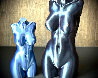 官能的な女性の像、3Dプリントされた生意気な家の装飾、2つのサイズ、カスタマイズ可能な色