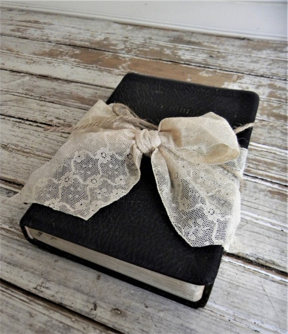 Vintage Bible Ring Pillow Ring Bearer Pillow Alternative Etsy