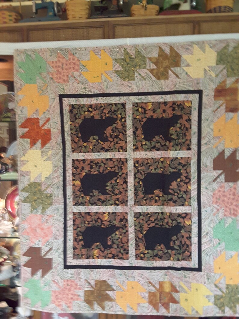 Black bears in fall