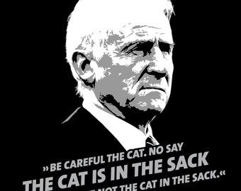 Giovanni Trapattoni, the cat is in the sack, T-Shirt