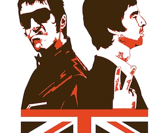 Liam & Noel Gallagher (Oasis-Legends), T-Shirt