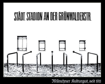 Grünwalder Stadium – Cult, since 1911, T-Shirt