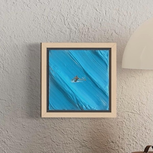 Textured 3D water polo Painting: Summer Modeling Paste Canvas