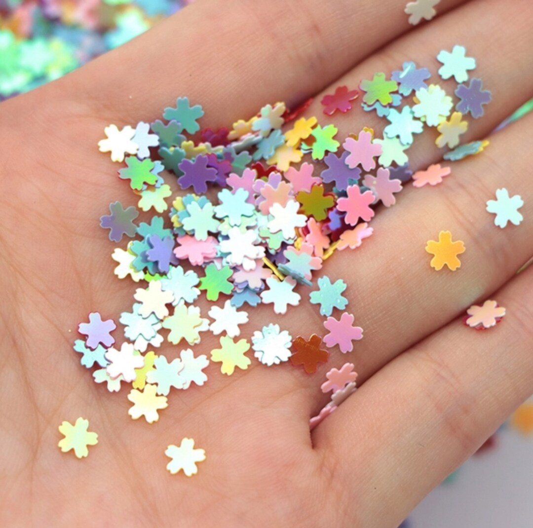 Floral Confetti Three Options to Choose From 10 Gram Bag Iridescent