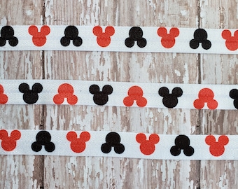 Inspired Mouse Fold Over Elastic, 5/8&quot;