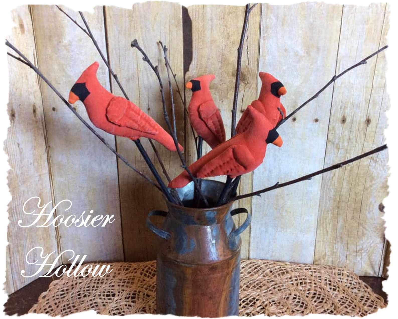Primitive Cardinal Ornaments and Picks Pattern, PDF, Instant Download ...