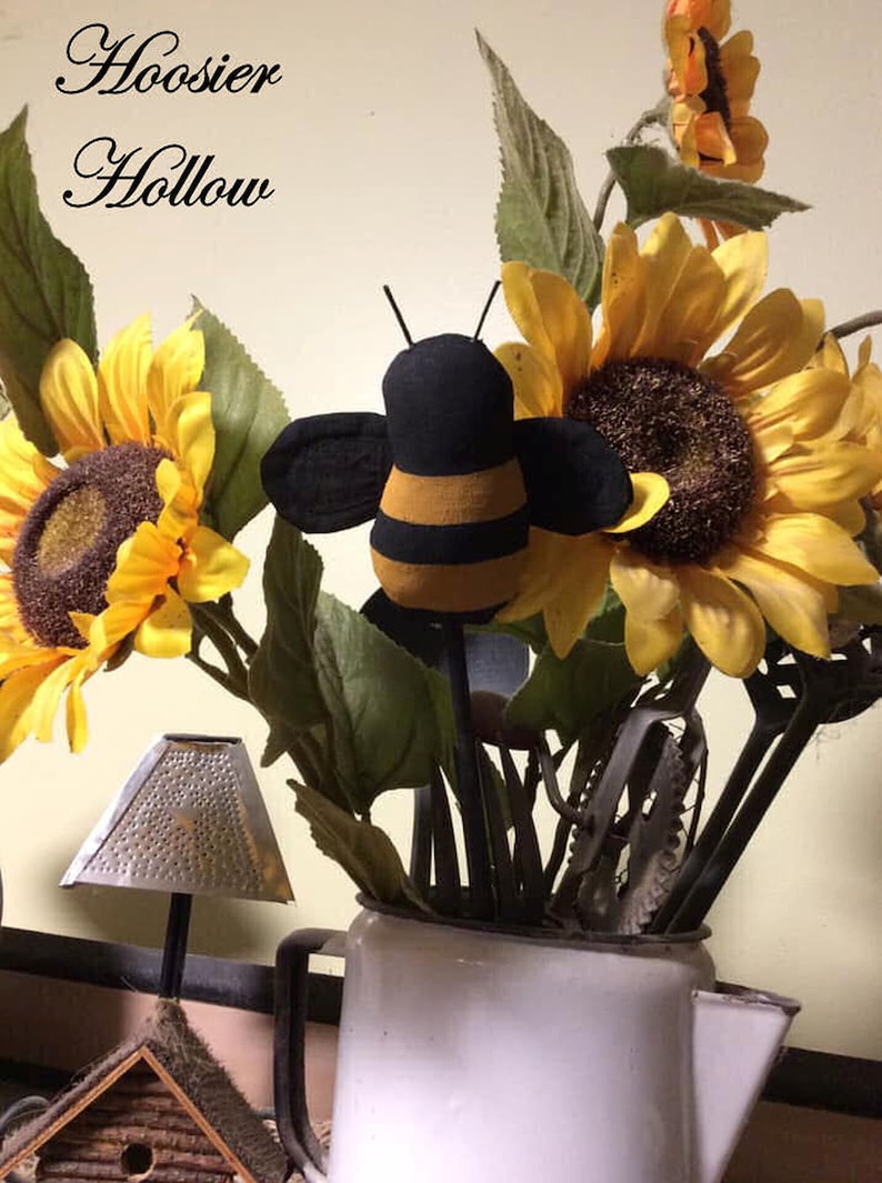 Primitive Bee Bowl Fillers Ornies and Picks Pattern PDF Etsy