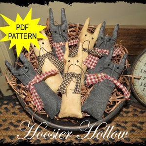 Primitiv Magere Kaninchen Schüsselfüller Schnittmuster (PDF Download)