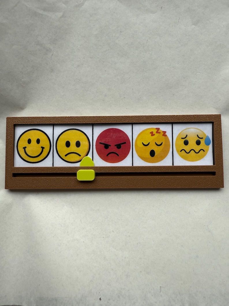 bunte herbstkinder, Skala, Launometer, Gefühlsuhr, Gefühle in Farben, Social battery, Gefühlsbarometer, 3D Druck, Emotionen