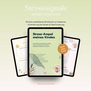 Mini stressverkeerslicht voor kinderen (PDF) | Inzicht in het zenuwstelsel en stresssignalen | Werkboek voor autisme, ADHD en PDA | Vroege waarschuwingssignalen voor een meltdown