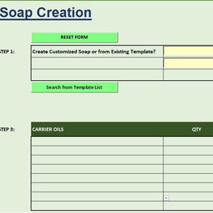 Soap Recipe Calculator Excel Sheet – Custom Soap Making & Inventory Management