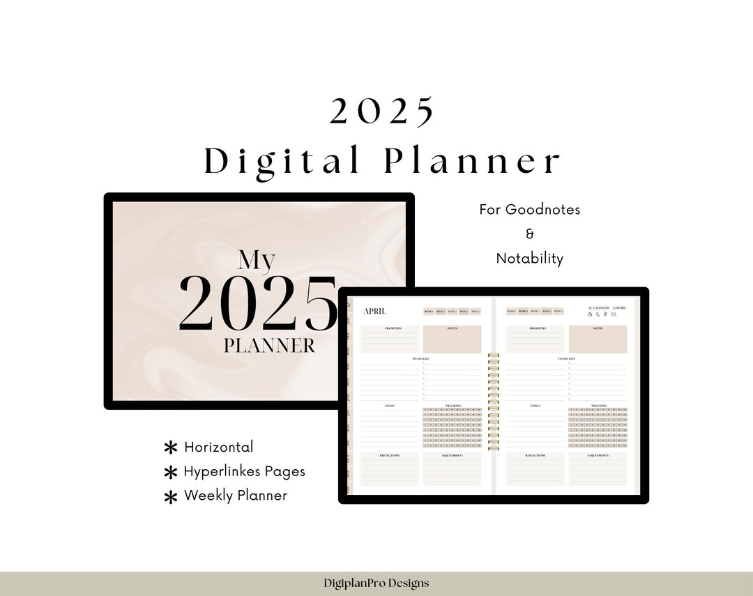 Digital Planner 2025| Planner 2025 | Good Notes Planner | 2025 Digital ...