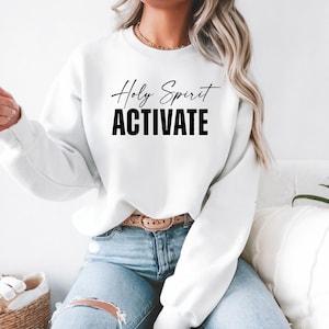 Holy Spirit Activate SVG: Christian Cut File (Digital Download)