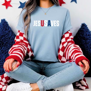 Jesus Saves USA SVG – Design cristiano del 4 luglio per Cricut e macchine da taglio