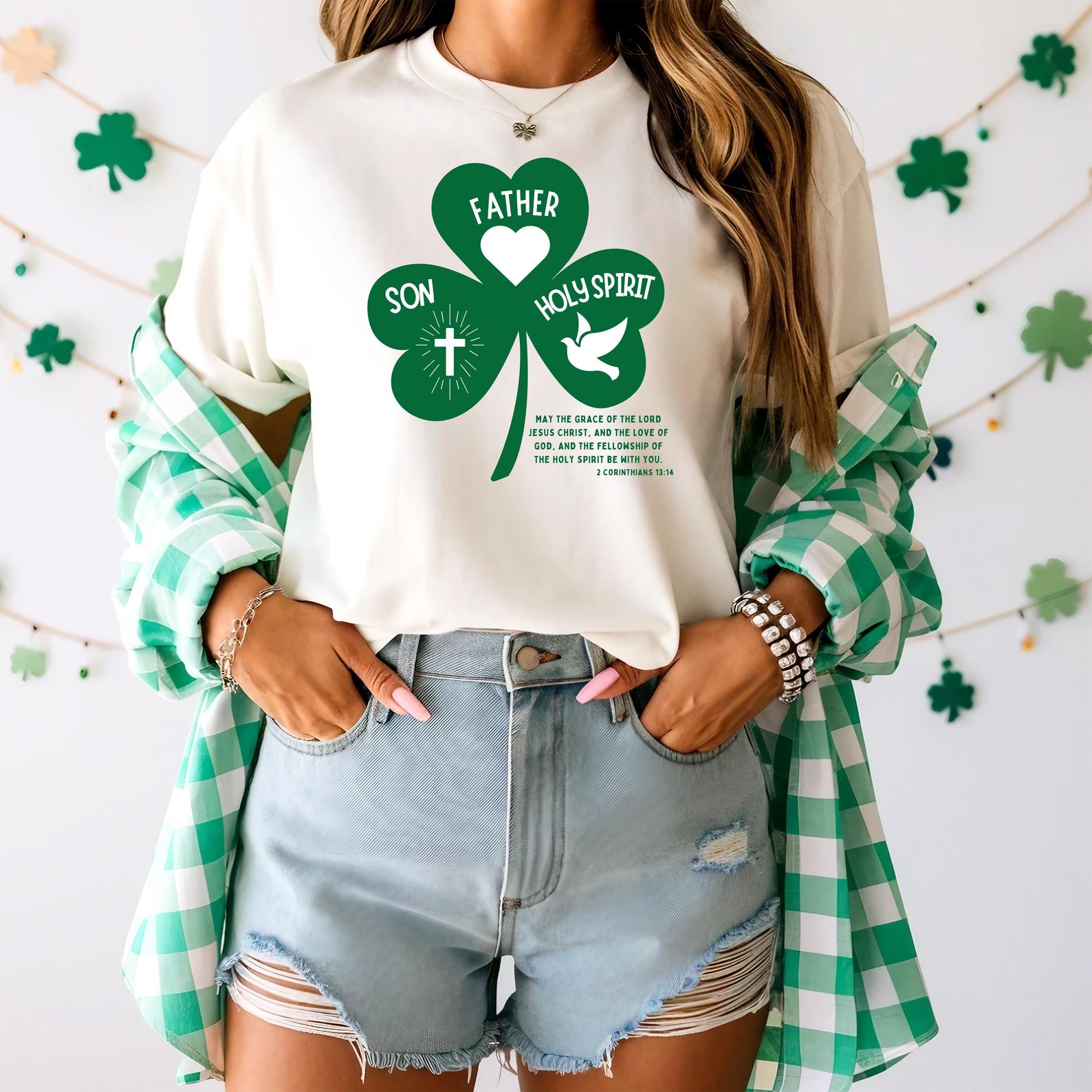 Christian Trinity Shamrock SVG | Father Son Holy Spirit PNG SVG | St ...