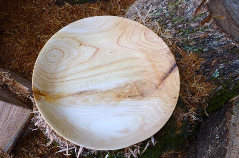 Leyland Cypress wood bowl fruit bowl hand turned | Etsy
