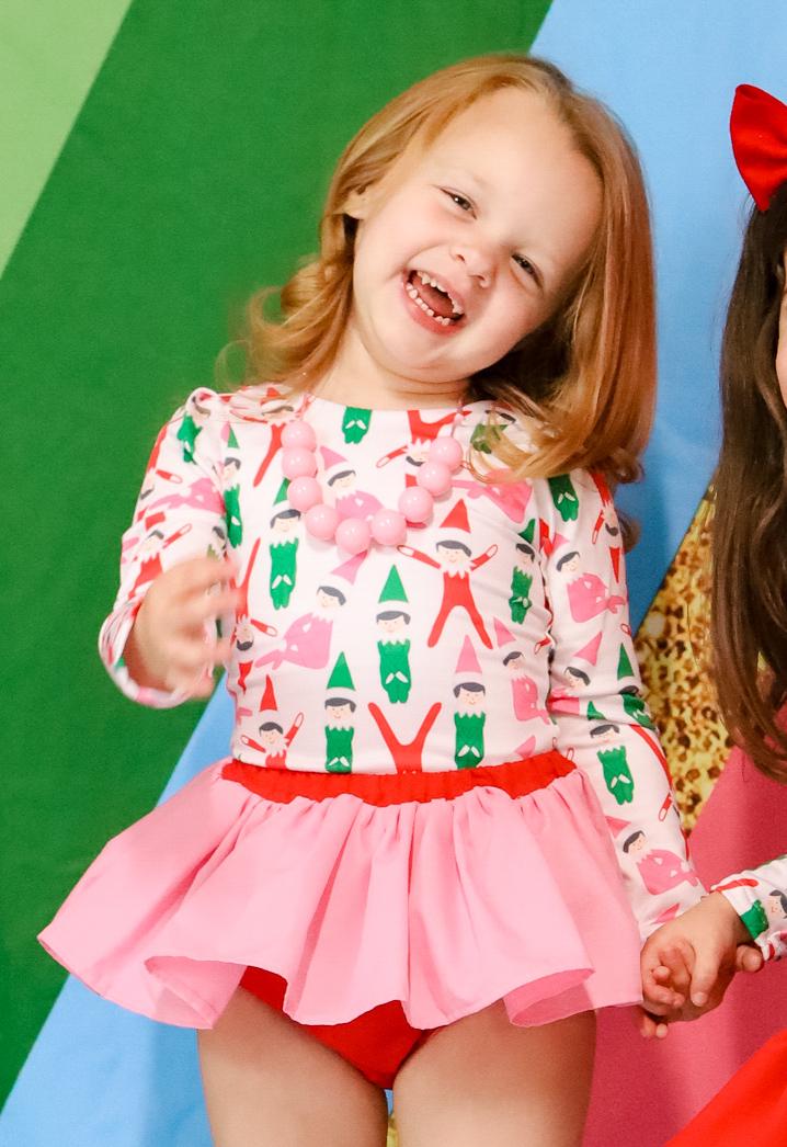 Elfie Print Leotard