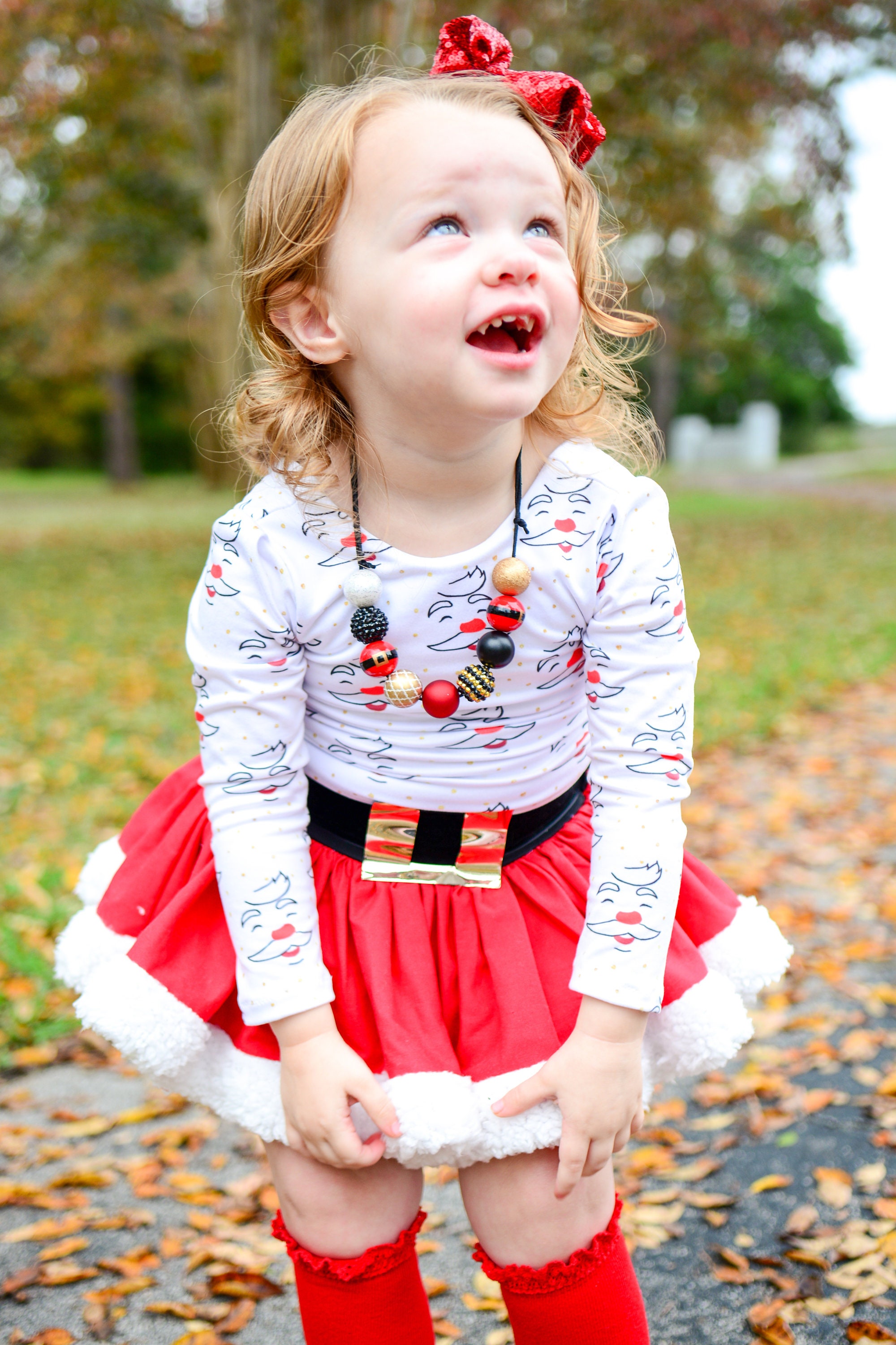 Santa Mini Skort - Thumbnail 6