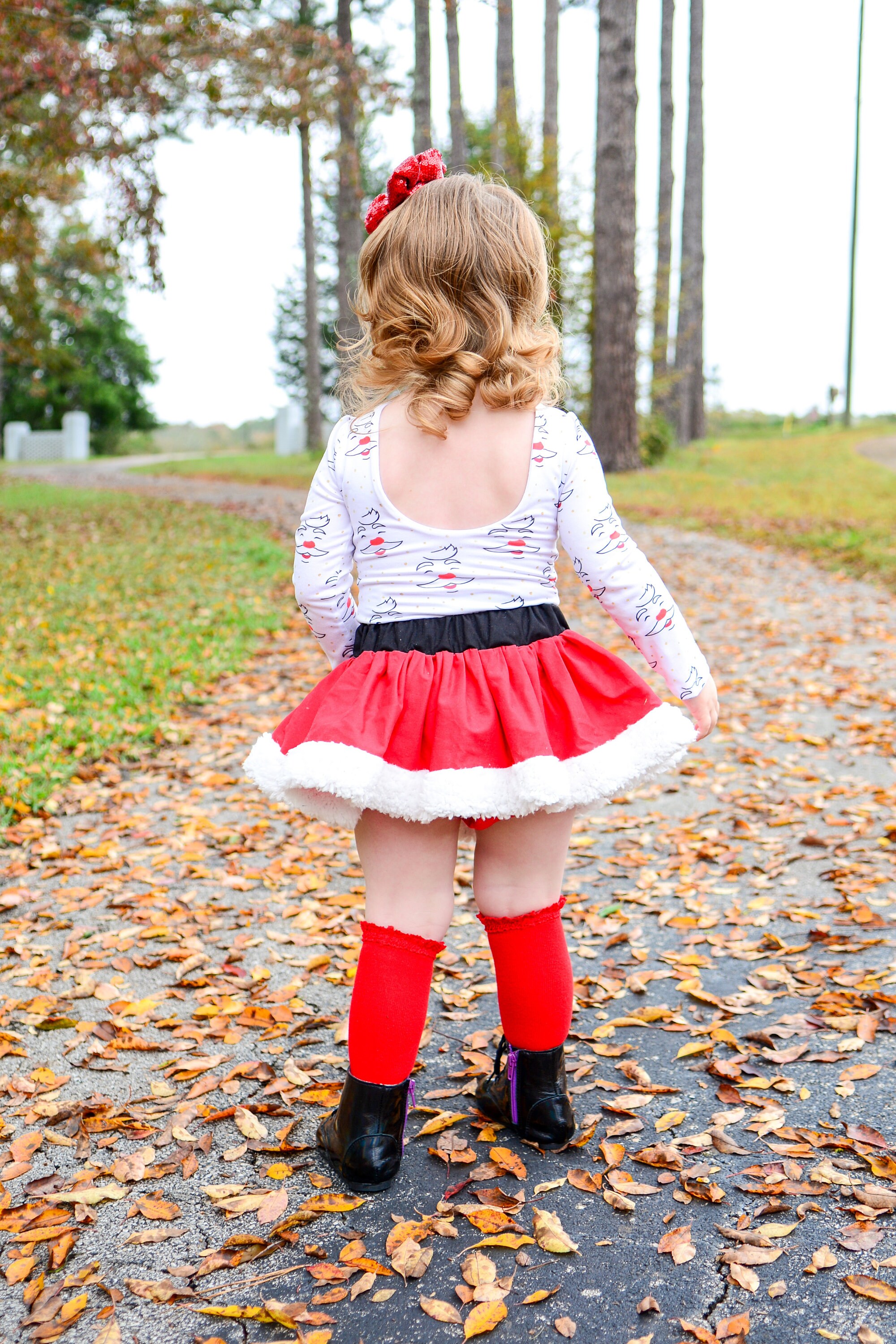 Santa Mini Skort - Thumbnail 4