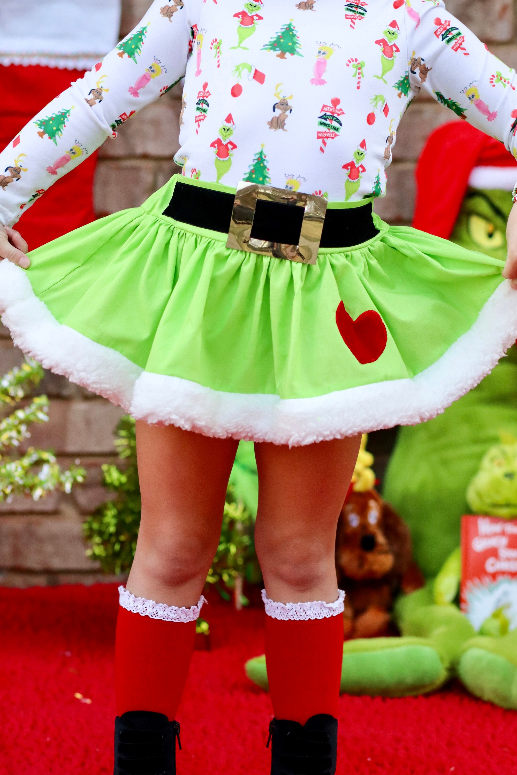 Mean One Santa Mini Skort - Thumbnail 7