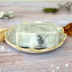 Artisan Handcrafted Soap, Handmade Natural Face Soap, Sea Salt & Driftwood Luxury Scented Soap