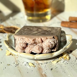 Artisan Handcrafted Soap, Handmade Natural Face Soap, Bay Rum & Spice Luxury Scented Body Soap