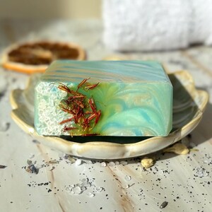 Artisan Handcrafted Soap, Handmade Natural Face Soap, Ocean Vibes Luxury Scented Body Soap