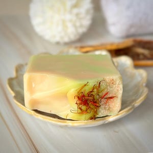 Artisan Handcrafted Soap, Handmade Natural Face Soap, Citrus Mist Luxury Scented Body Soap