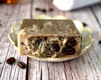 Handmade Irish Coffee Soap: Natural Scented Soap with Shea Butter