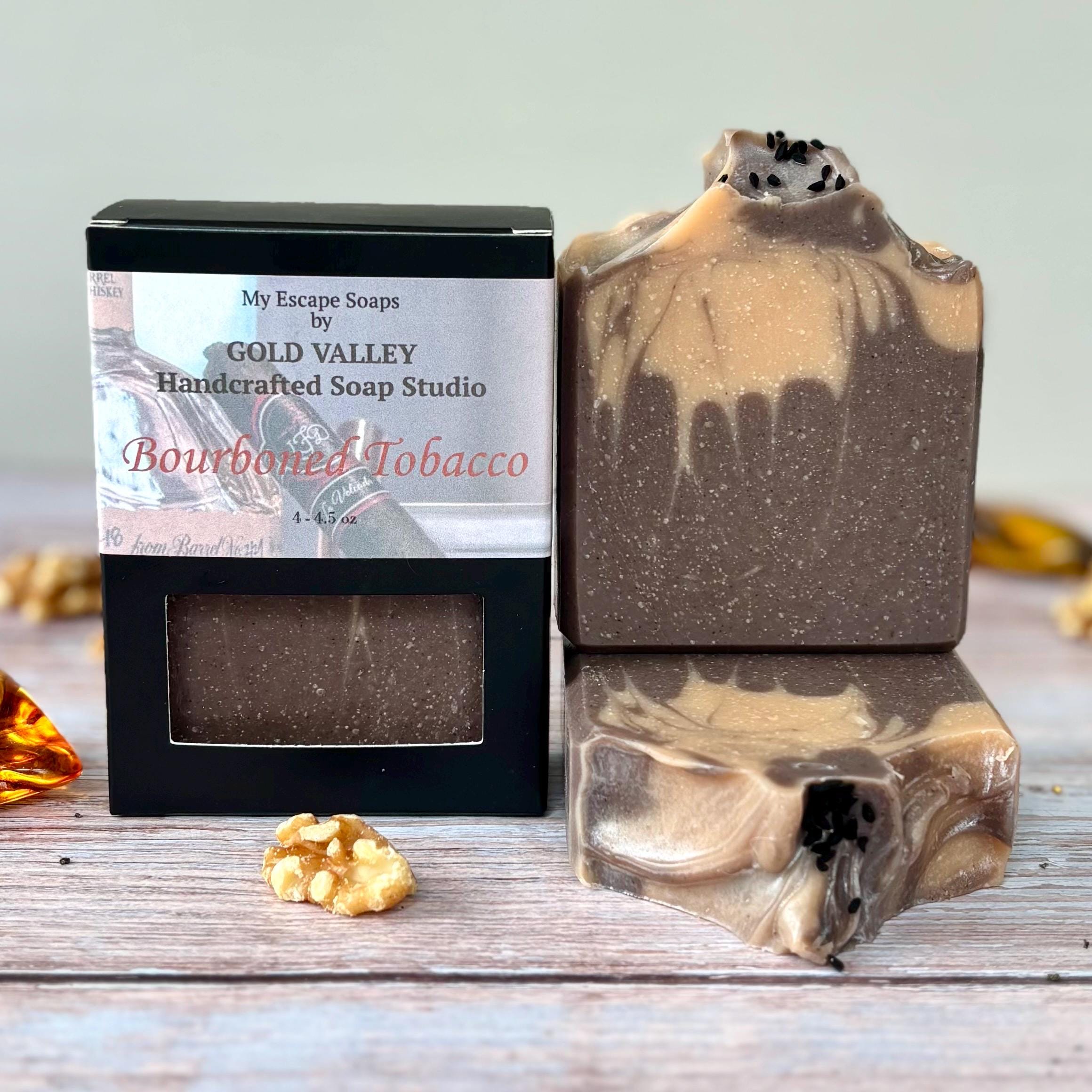 bourbon tobacco soap OAK & VANILLA  Soap-a-licious Whats all the buzz about glycerin soap Bourbon Cedar 6oz Exfoliating Soap
