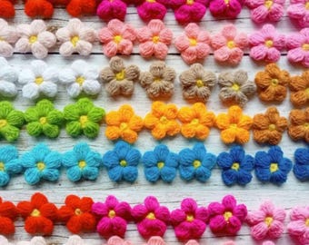 Crochet Daisy Puff Flower Pattern PDF | Easy DIY Tutorial for Beginners | Handmade Floral Embellishment for Home Decor & Personalized Gift