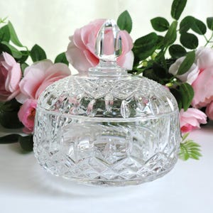 Glass Candy Dish with Lid B20