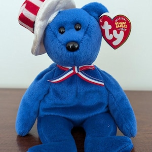TY Beanie Baby - Sam the 4th of July Bear