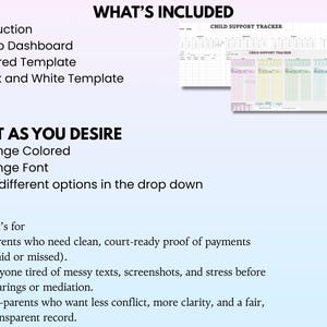 Co-Parenting Documentation Bundle | Custody Calendar, Child Support & Expense Tracker | Visitation Log and Parenting Time Planner image 7