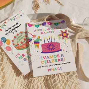 Convite de aniversário para professor, festa de aniversário para imprimir, atividade escolar, festa em sala de aula, atividades de aniversário em espanhol, festa de jardim de infância