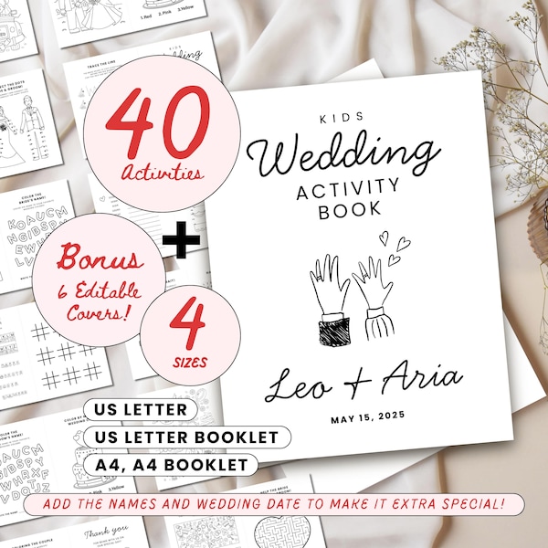Wedding Coloring Bags - Etsy