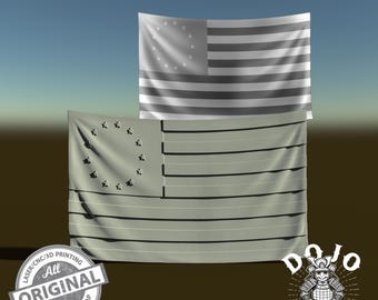 3D STL Datei für Betsy Ross Flagge Relief - Detailliertes Modell für CNC, 3D Druck & Lasergravur_0