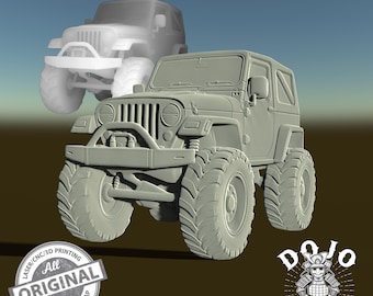 Jeep Relief - 3D STL for CNC, 3D Printing & Laser Engraving_0