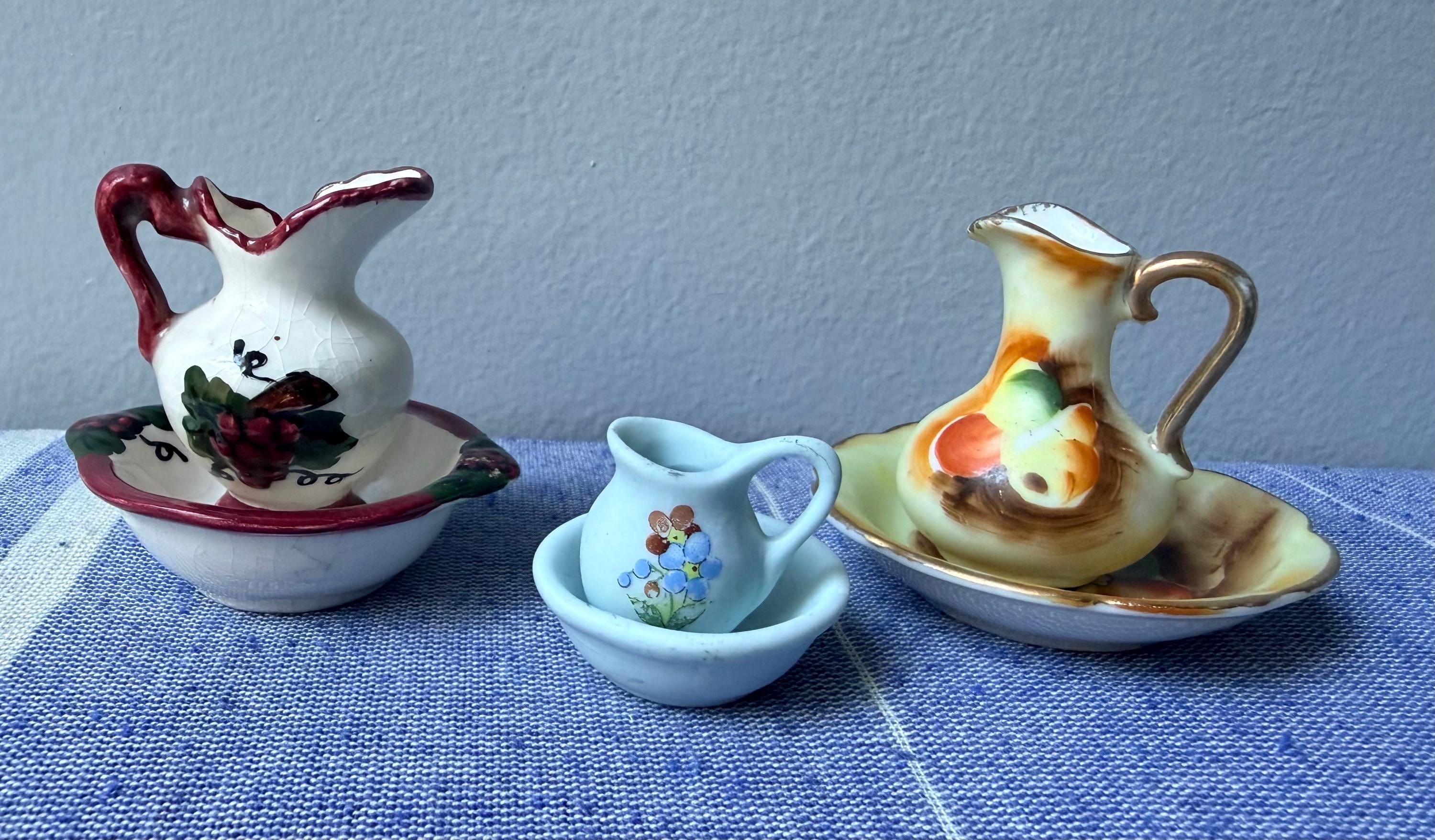 Vintage Miniature Pitchers Japan - Etsy