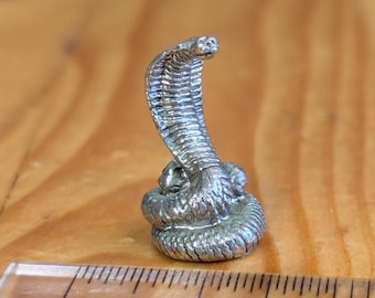 キングコブラ ヘビの彫刻 *野生動物の彫像 爬虫類 *十二支風水記念品