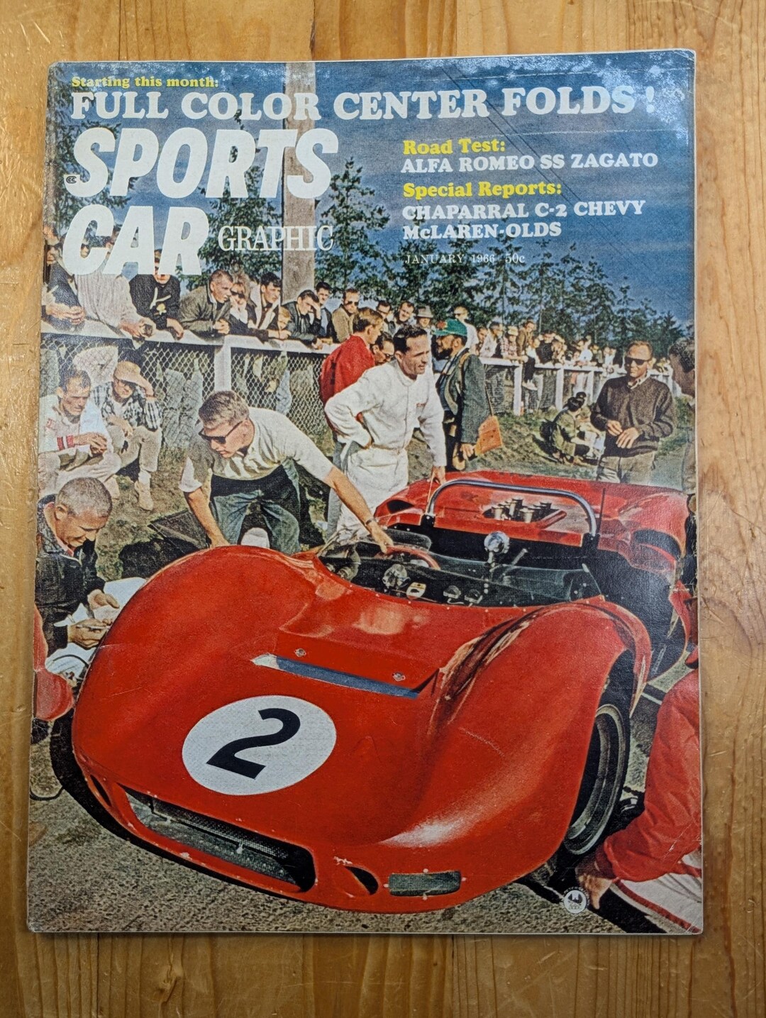Sports Car Graphic Magazine, January 1966: Alfa Romeo SS Zagato - Etsy