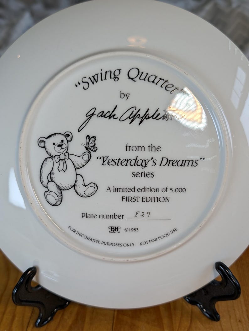 Vintage Jack Appleton Plate 
