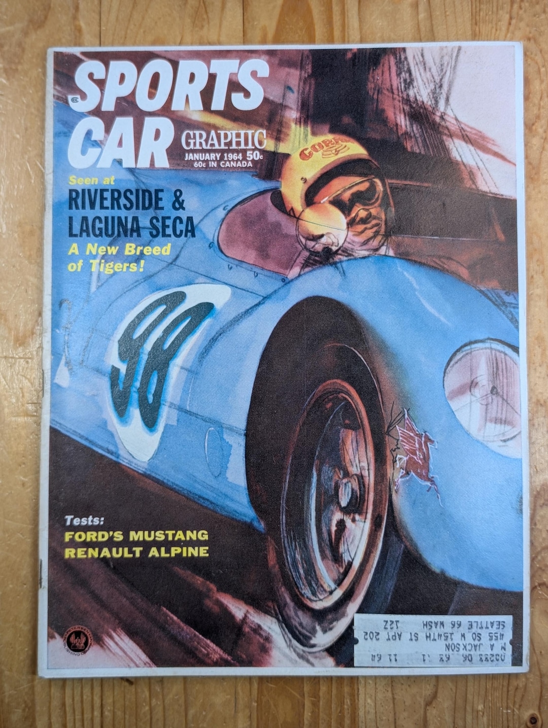 Sports Car Graphic Magazine Featuring Riverside & Laguna SECA, A New ...
