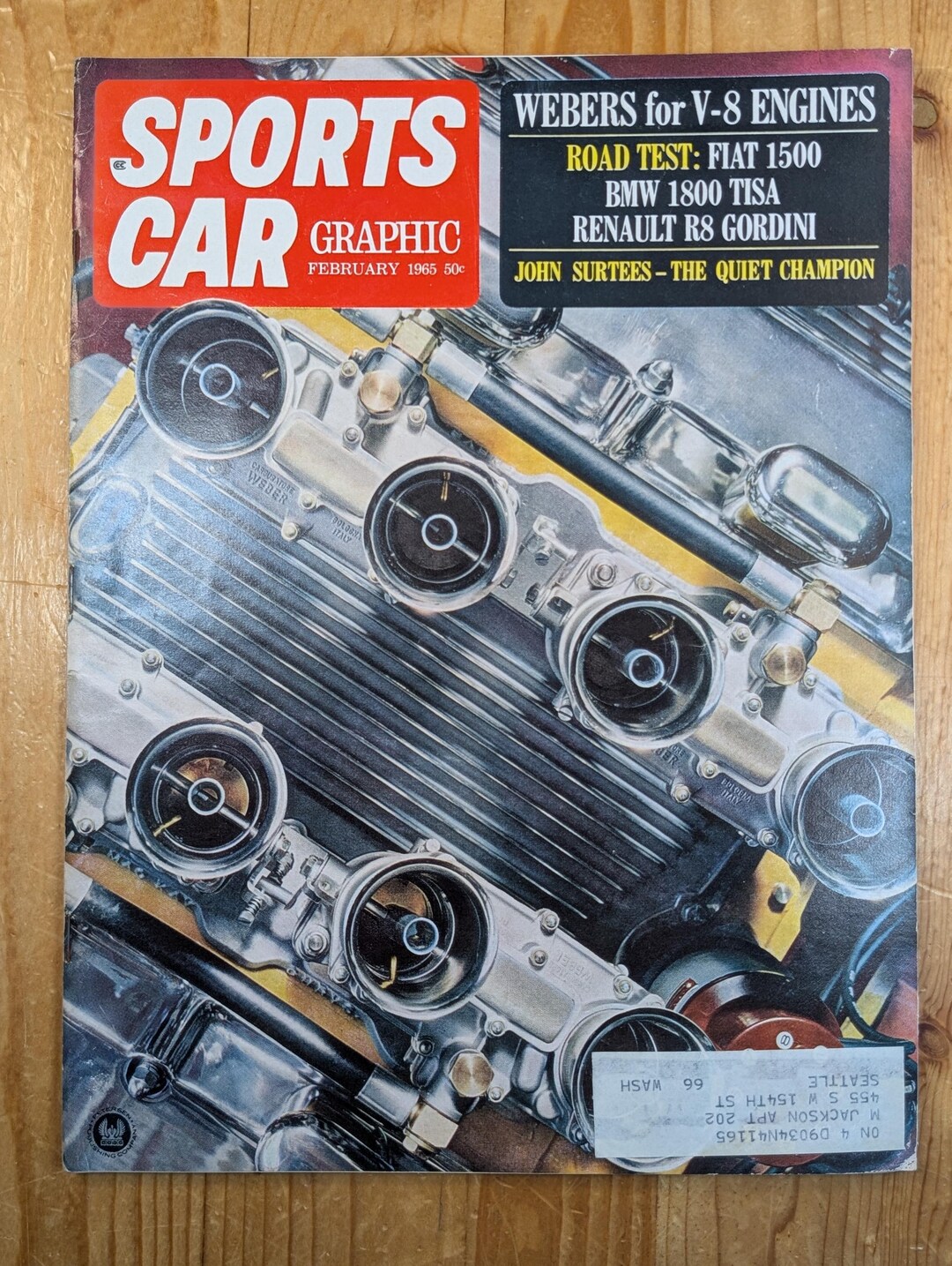 Vintage Sports Car Graphic Magazine, February 1965 - Etsy
